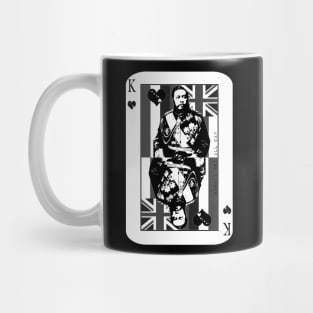 King of Hawai'i Kalakaua (grayscale) by Hawaii Nei All Day Mug